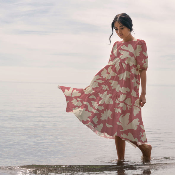 "Vivid" Eco-Friendly Printed Viscose Twill
