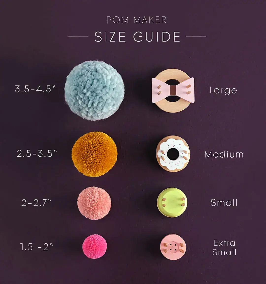 Oana Befort x Pom Maker – Medium – EWE fine fiber goods Oana Befort x Pom Maker – Medium – EWE fine fiber goods