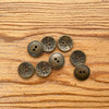 Antiqued Hammered Metal Buttons