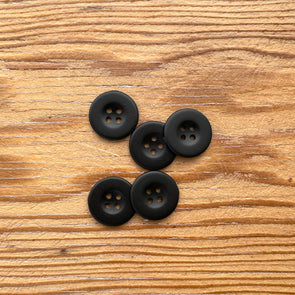 Black Coated Metal Buttons