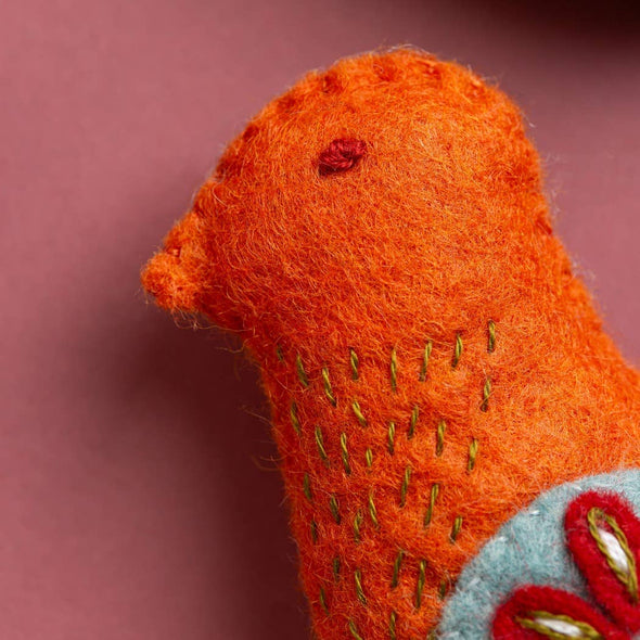 Folk Birds Felt Craft Kit