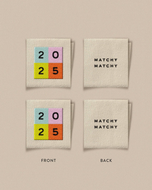 Matchy Matchy Sewing Club Woven Labels