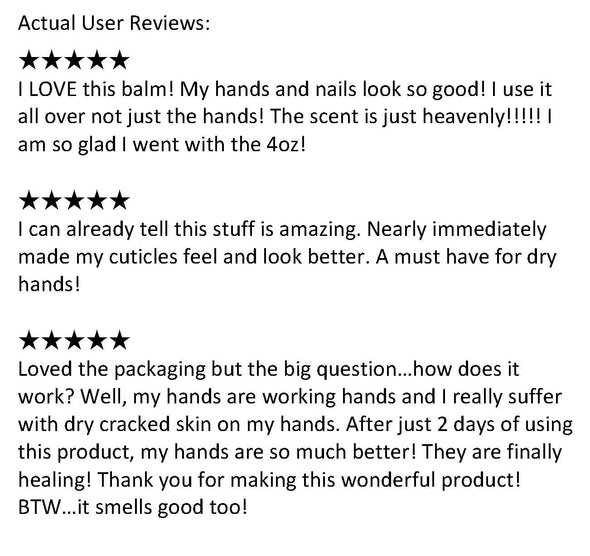 Organic Hand Repair Salve