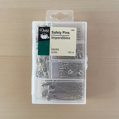 100 Assorted Safety Pins