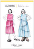 Azure Dress, Top, & Skirt Printed Pattern