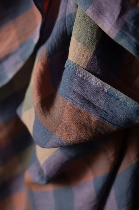 Fig & Bramble European Laundered Linen by the 1/4 yard