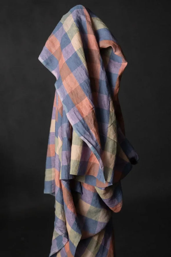 Fig & Bramble European Laundered Linen by the 1/4 yard