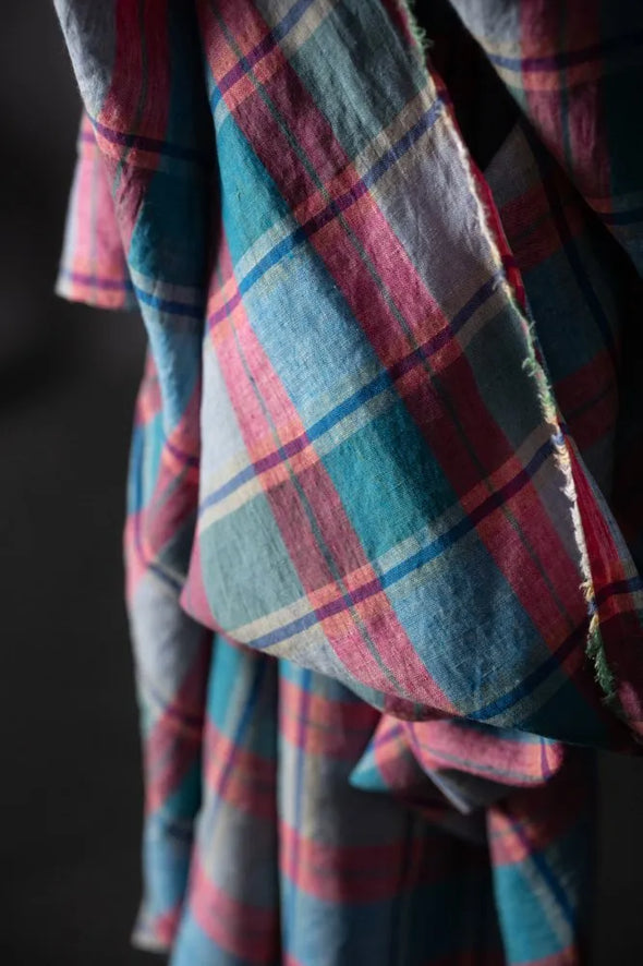 Fruit Cake European Laundered Linen by the 1/4 yard