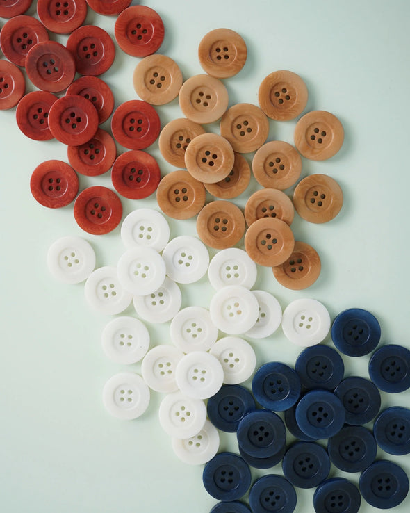 1" Corozo Nut Buttons