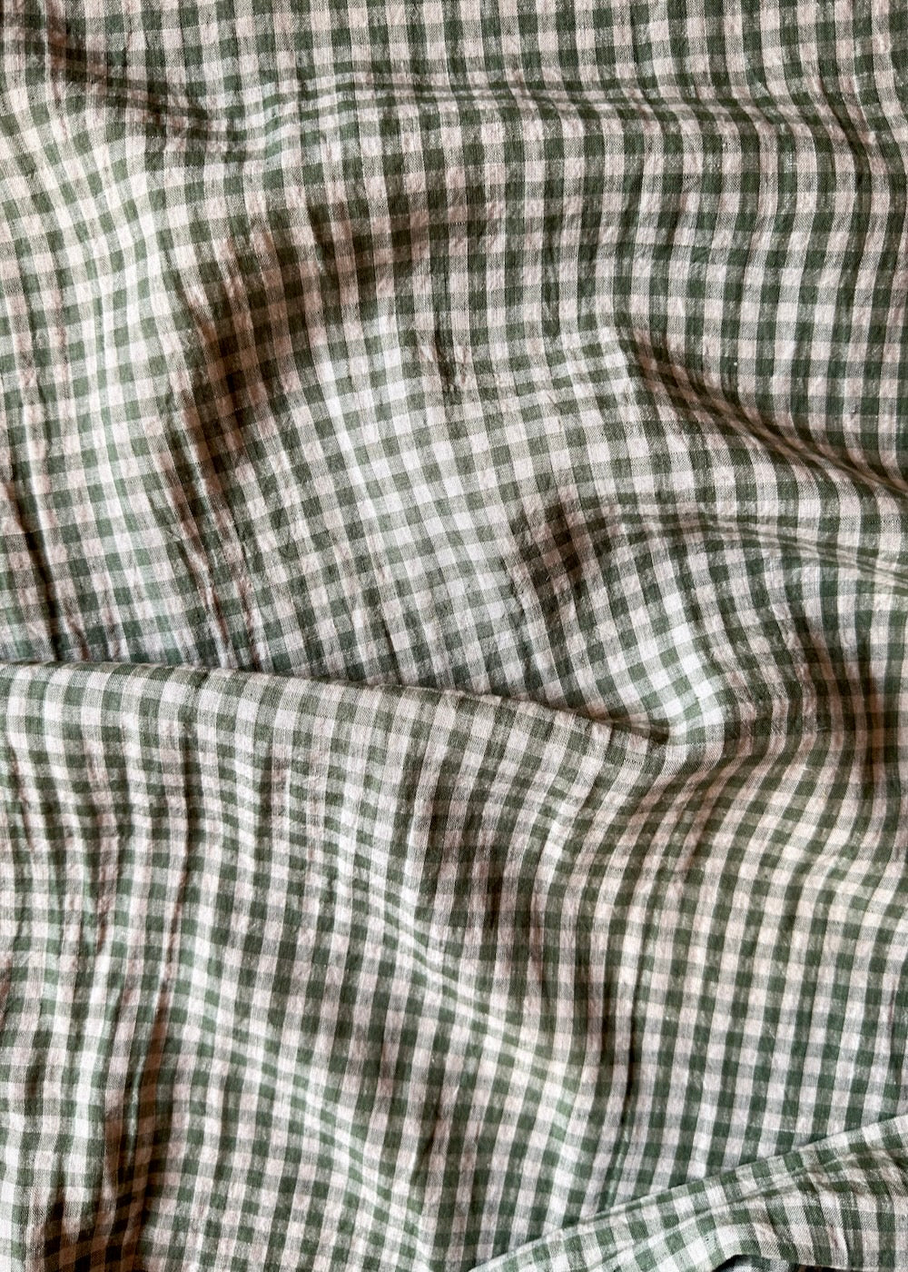 Gingham Check Linen – EWE fine fiber goods