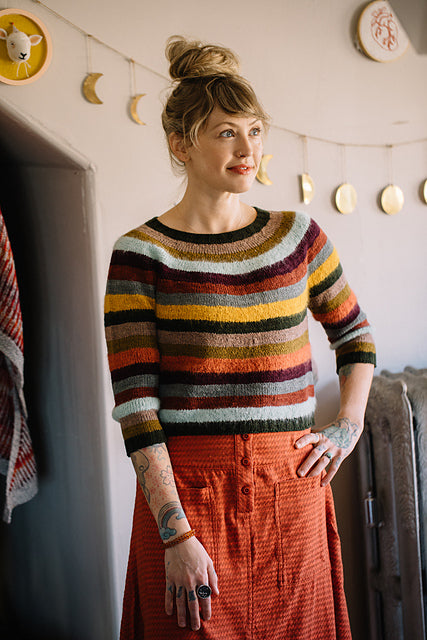 "Stripealong" Striped Sweater KAL- September 14th- October 19th