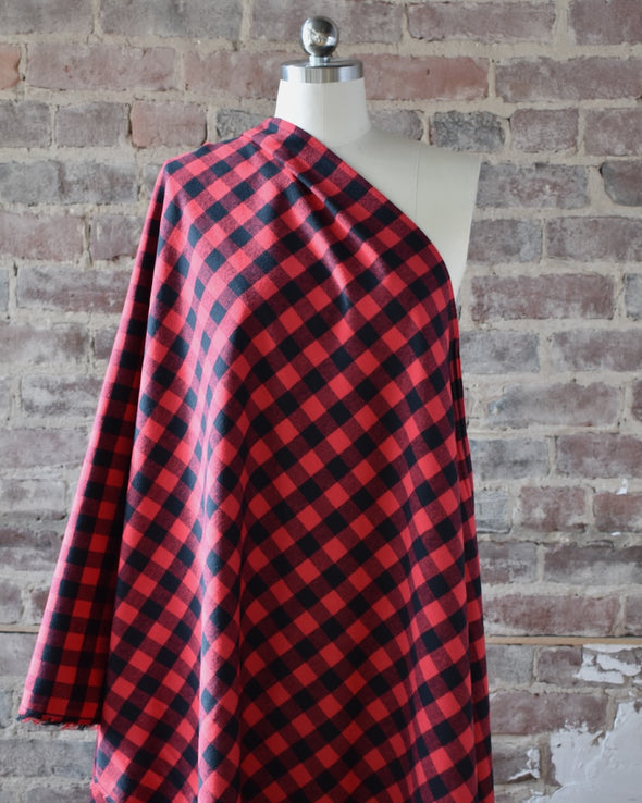 Yarn-Dyed Flannel Buffalo Plaid by the 1/4 yard