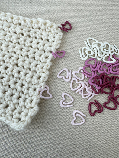 Heart Stitch Markers for Crochet