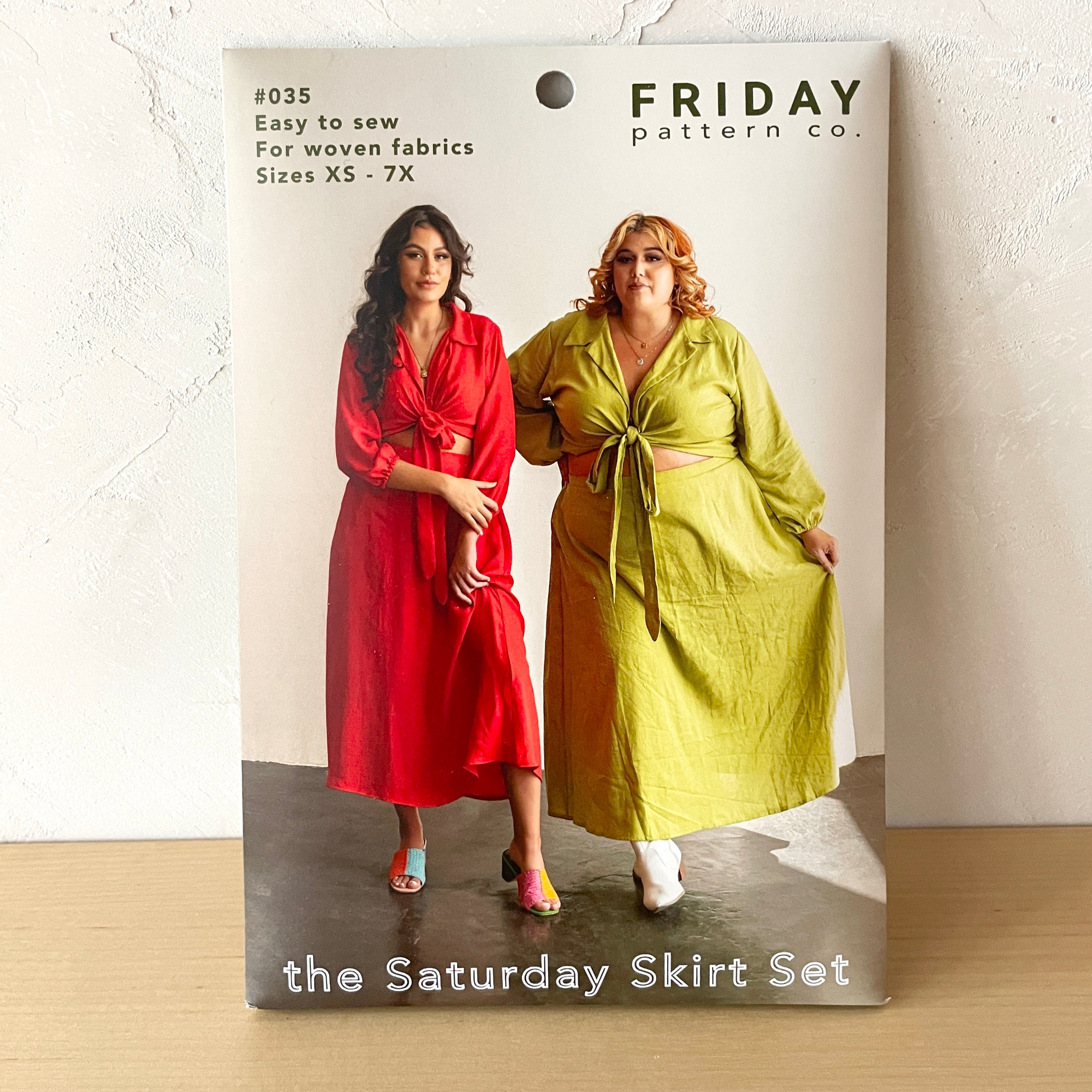 Saturday Skirt Printed Pattern – EWE fine fiber goods