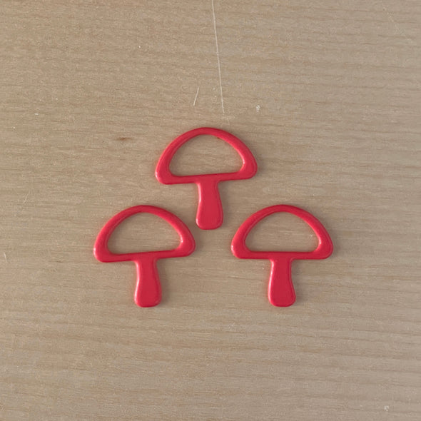 Seamless Mushroom Stitch Markers