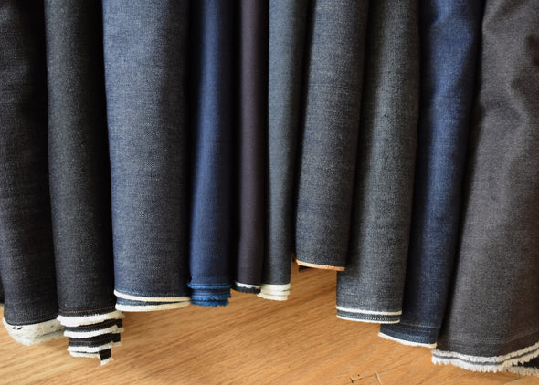 Sienna Non Stretch Deadstock Italian Denim by the 1/4 yard