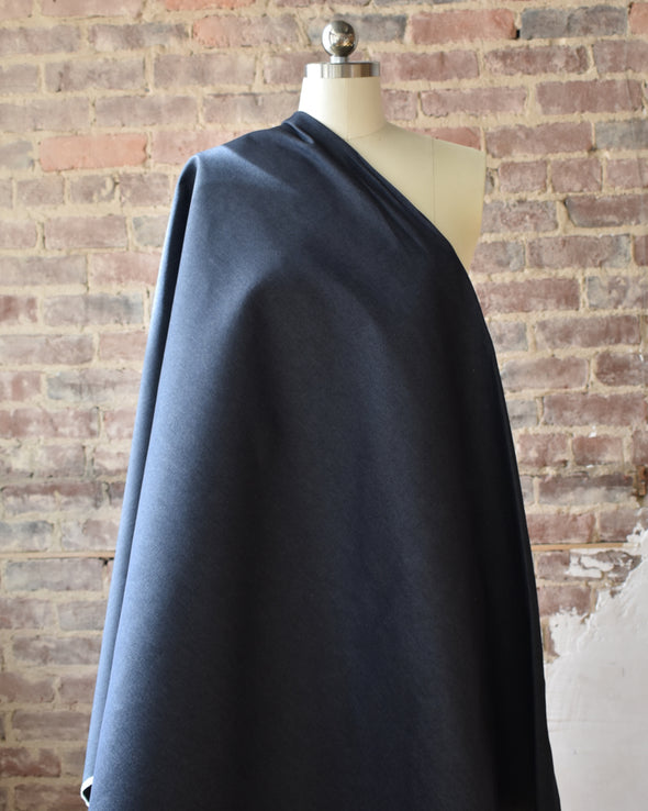 Light Indigo Stretch Deadstock Italian Denim by the 1/4 yard