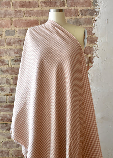 Lennon Organic Double Gauze Gingham by the 1/4 yard