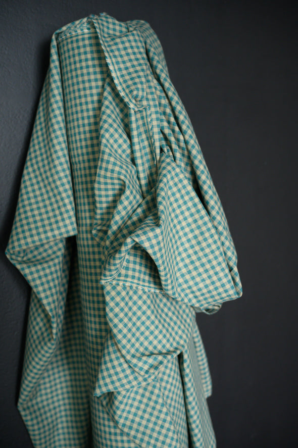 Maria Teal Cotton/Linen