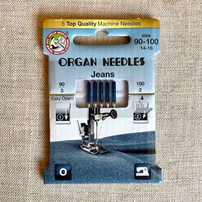 Organ Sewing Machine Needles- Jeans Assorted Size