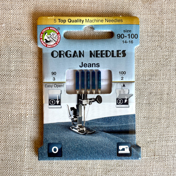 Organ Sewing Machine Needles- Jeans Assorted Size