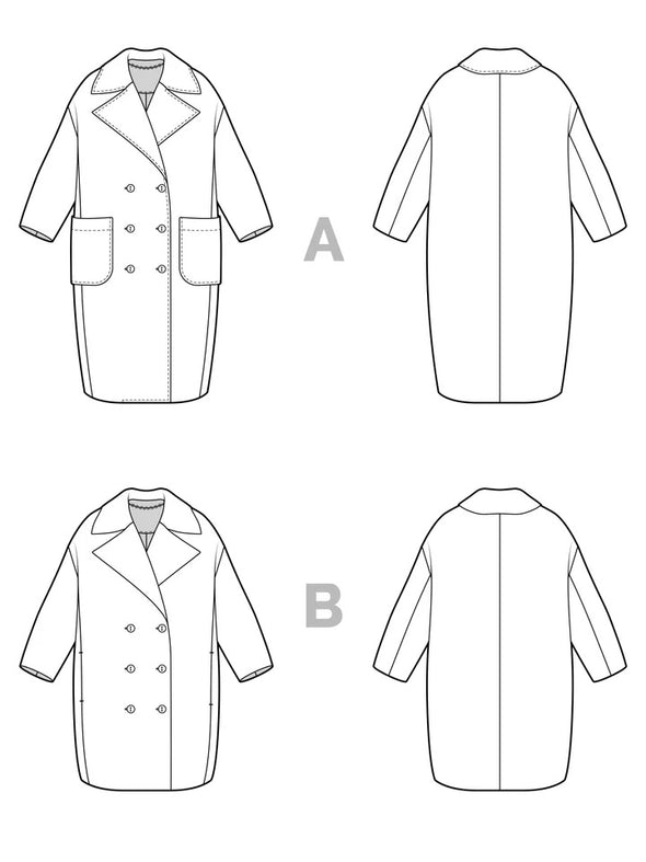 Phoebe Coat Printed Pattern