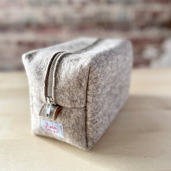 Upcycled Wool Felt Pouches