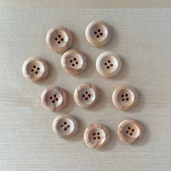 Portuguese Small Wooden Buttons