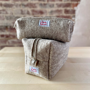 Upcycled Wool Felt Pouches