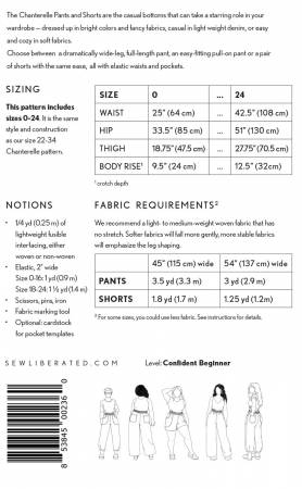 Chanterelle Pants and Shorts