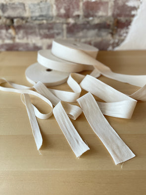 Cotton Twill Tape by the 1/4 yard