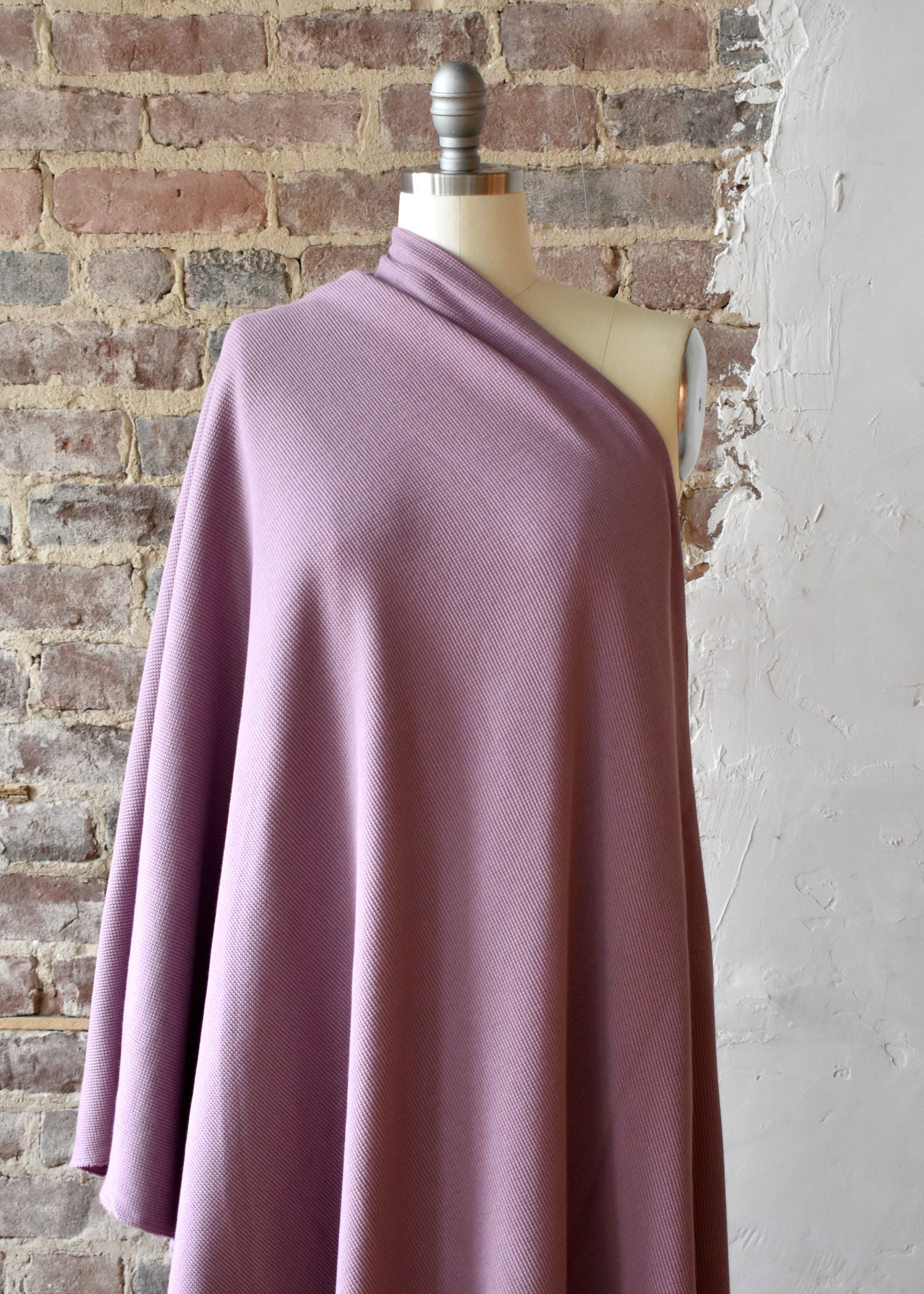 ★22-23FW★KNITTED★SOFT COTTON HEAVY WAFFLE KNIT Open Weave Chunky Waffle Sweater Knit Fabric by the Yard