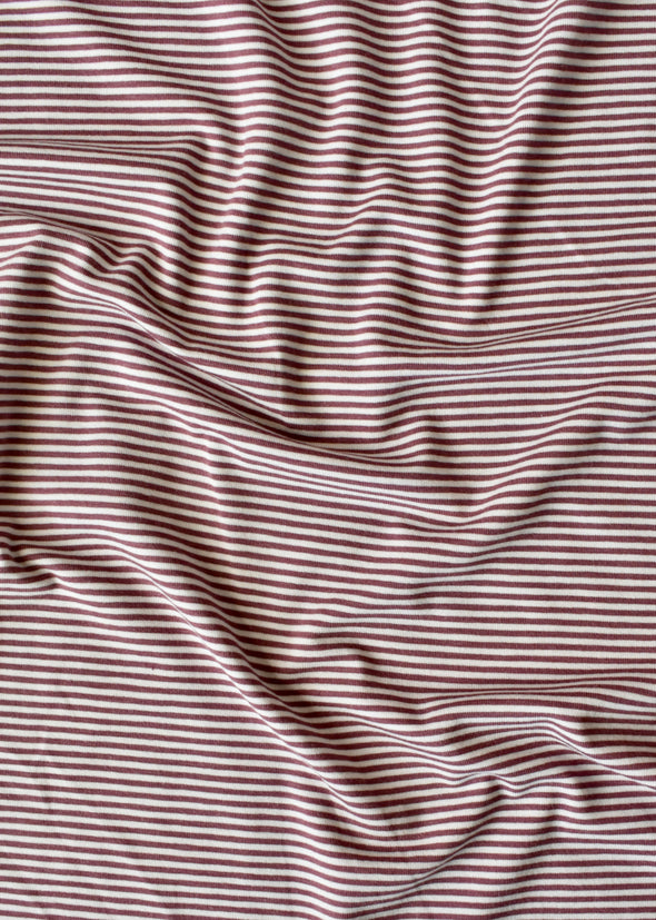 Bamboo Organic Cotton Jersey Stripes