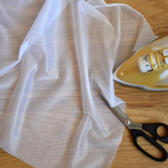 Fusible Tricot- Knit White Interfacing