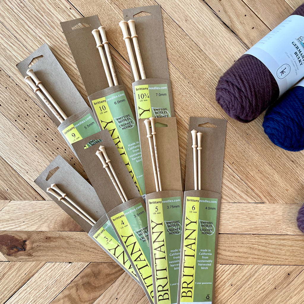 8mm Straight Beechwood Knitting Needles – weareknitters