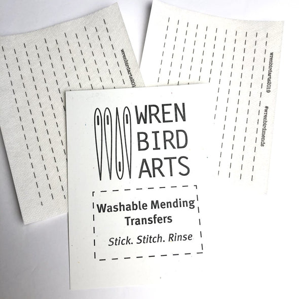 Wren Bird Arts Mending Transfers