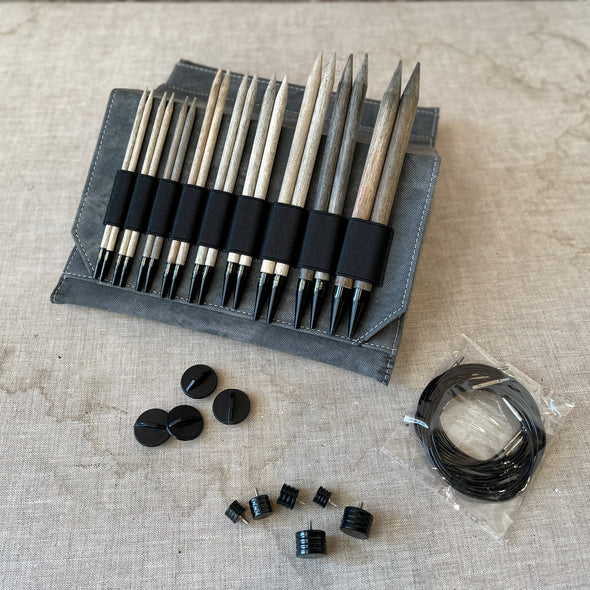Lykke Interchangeable Driftwood Knitting Needle Sets