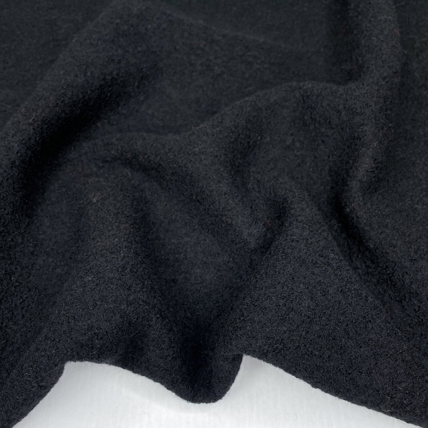 Lebenskleidung Organic Boiled Wool - Black – Maker's Fabric